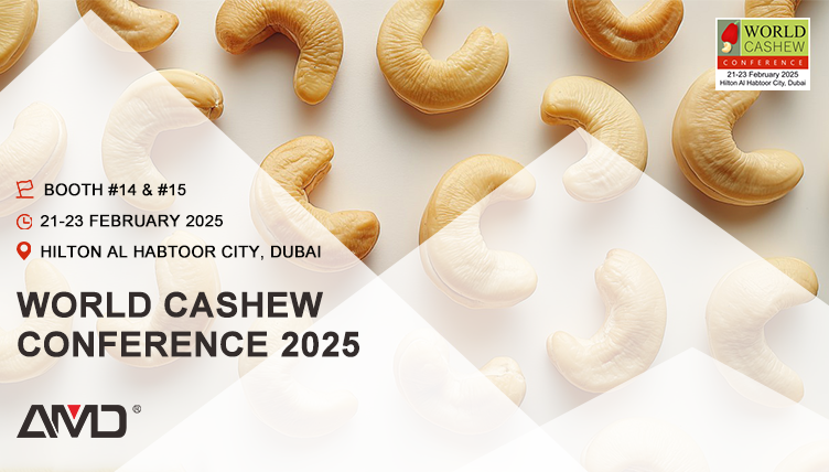 AMD-Sortierung, um die neuesten Cashew-Sortierlösungen auf der Cashew-Konferenz 2025 zu präsentieren