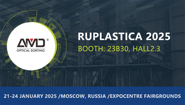 AMD Sorting stellt auf der Ruplastica 2025 aus – Besuchen Sie uns!